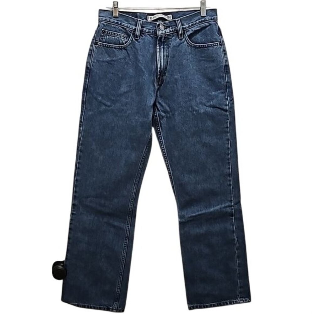 Express Relax Fit Denim Jean Vintage Men's Size 30x30 Blue Stonewash Zip Fly VTG